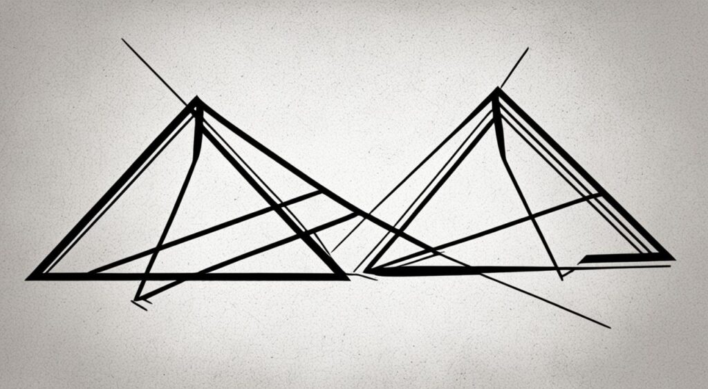 Ângulos opostos pelo vértice na geometria