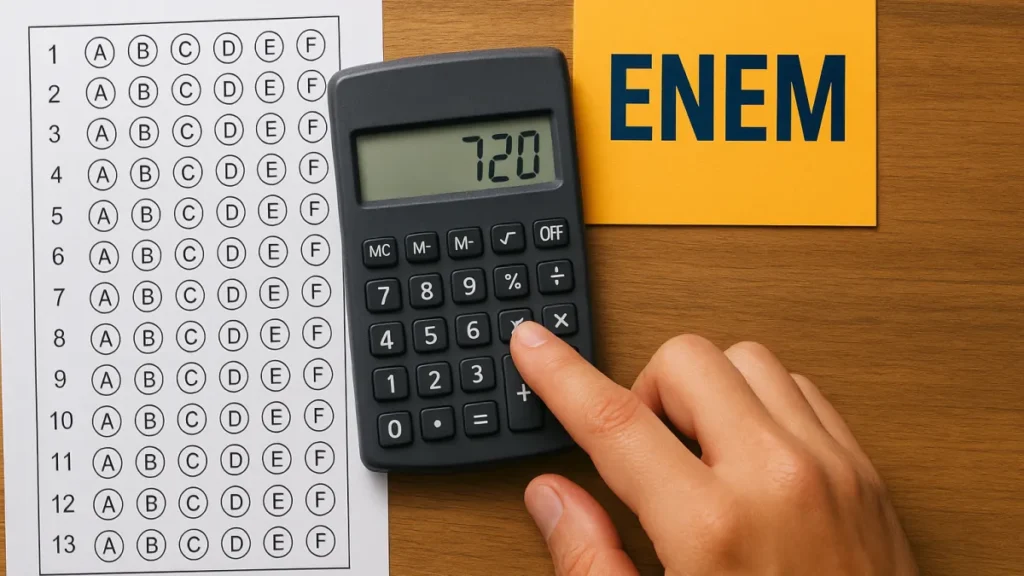 Como calcular a nota do ENEM com peso: exemplo prático como calcular a nota do enem com peso 1